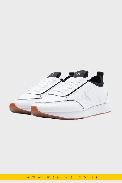 נעלי סניקרס נשים Calvin Klein RETRO RUNNR SOCK PATCH LTH - WELINE.CO.IL