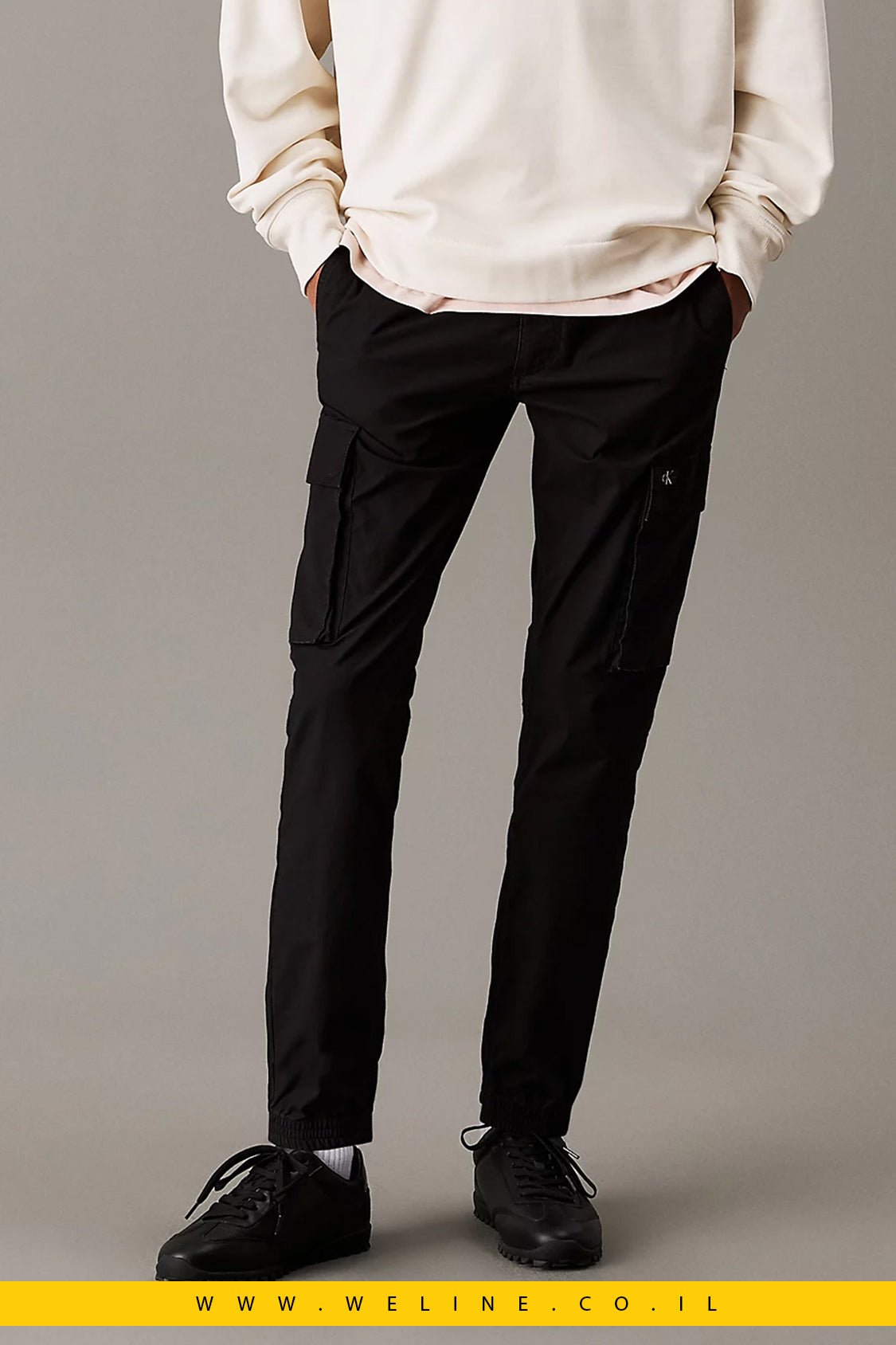 מכנסי קרגו סקיני Calvin Klein Ripstop Cargo - WELINE.CO.IL