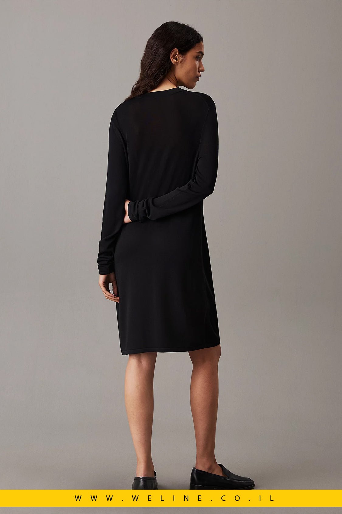 שמלת נשים Calvin Klein Soft Knit Jumper - WELINE.CO.IL