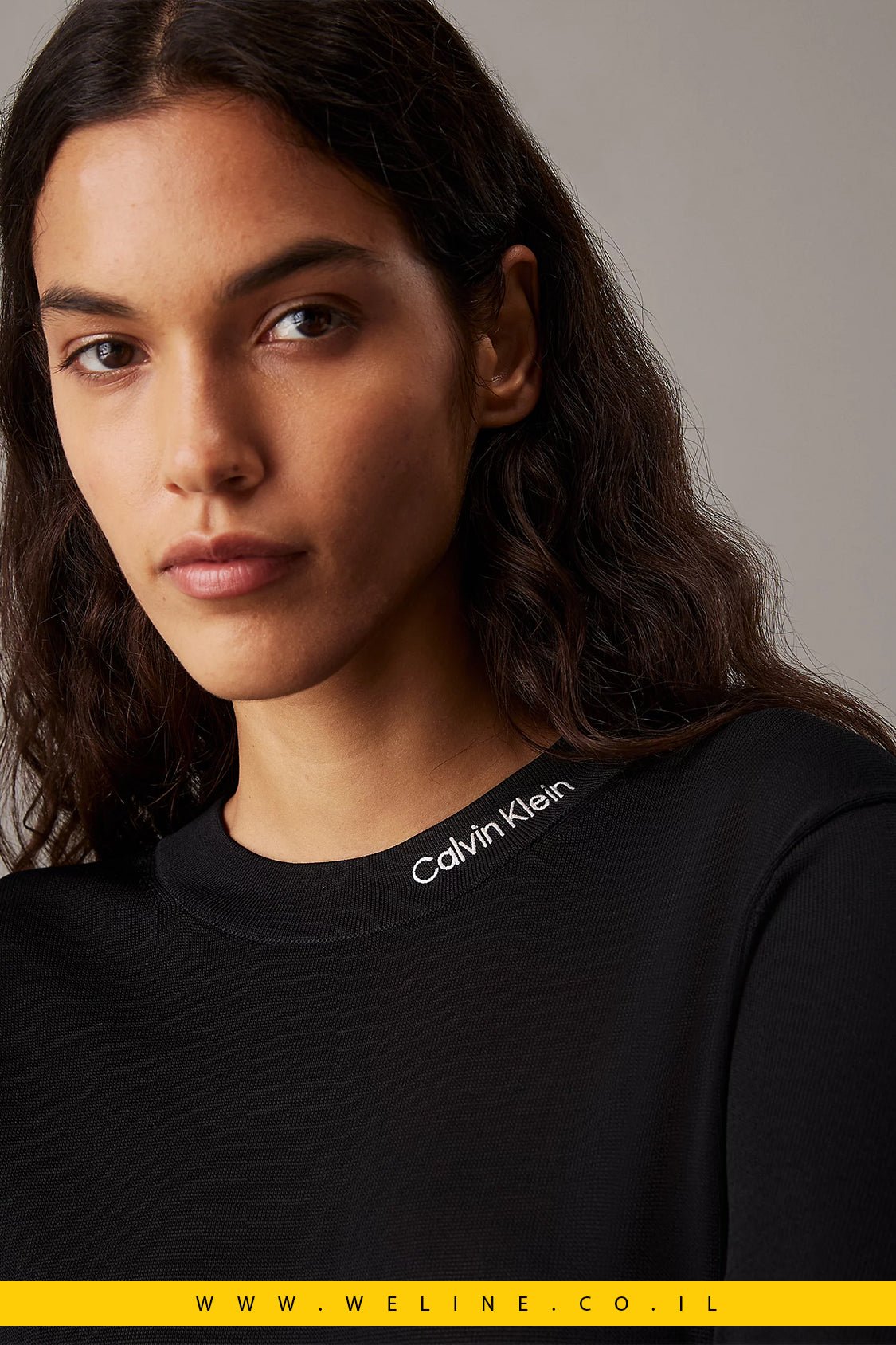 שמלת נשים Calvin Klein Soft Knit Jumper - WELINE.CO.IL