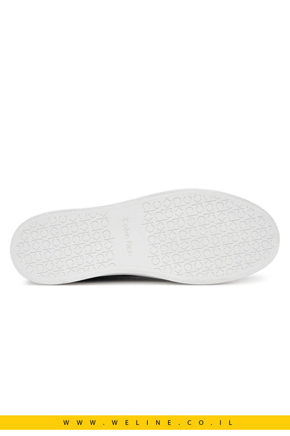 סניקרס נשים Calvin Klein בדגם Vulc Lace Up – שחור קלאסי - WELINE.CO.IL