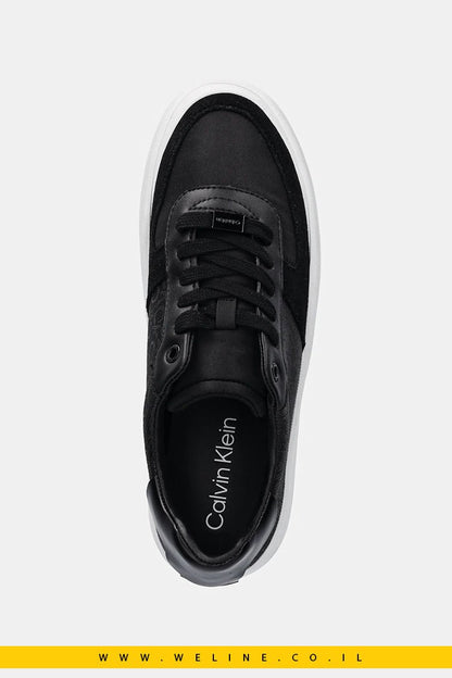 נעלי סניקרס Calvin Klein Vulc Lace Up - Mono - WELINE.CO.IL