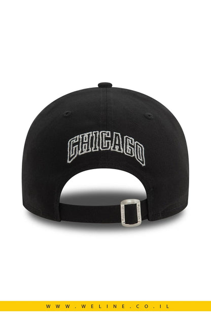 כובע Chicago Bulls Metallic Outline Black 9FORTY Adjustable - WELINE.CO.IL