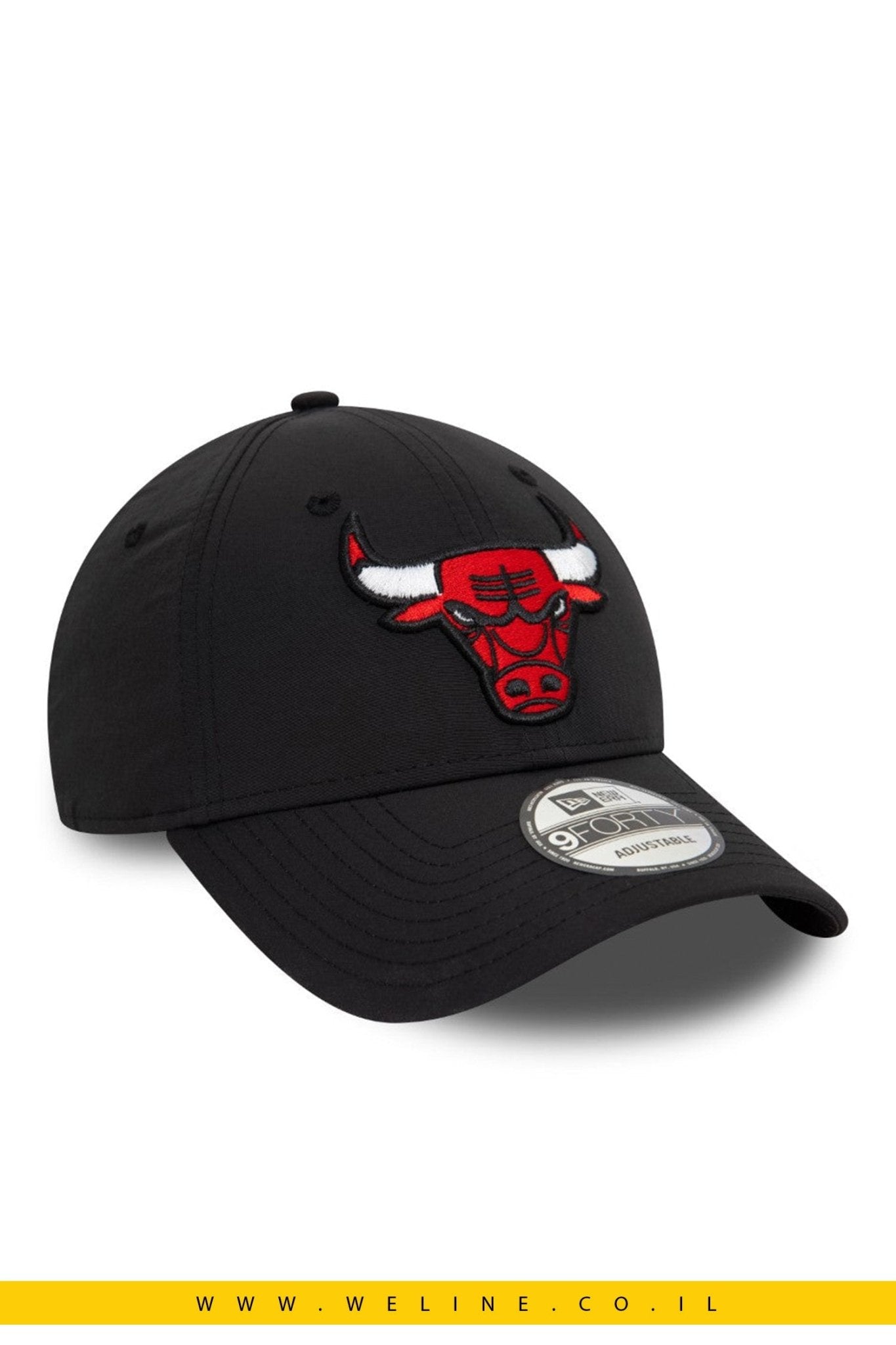 כובע Chicago Bulls Recycled Black 9FORTY Adjustable Cap מבית New Era - WELINE.CO.IL