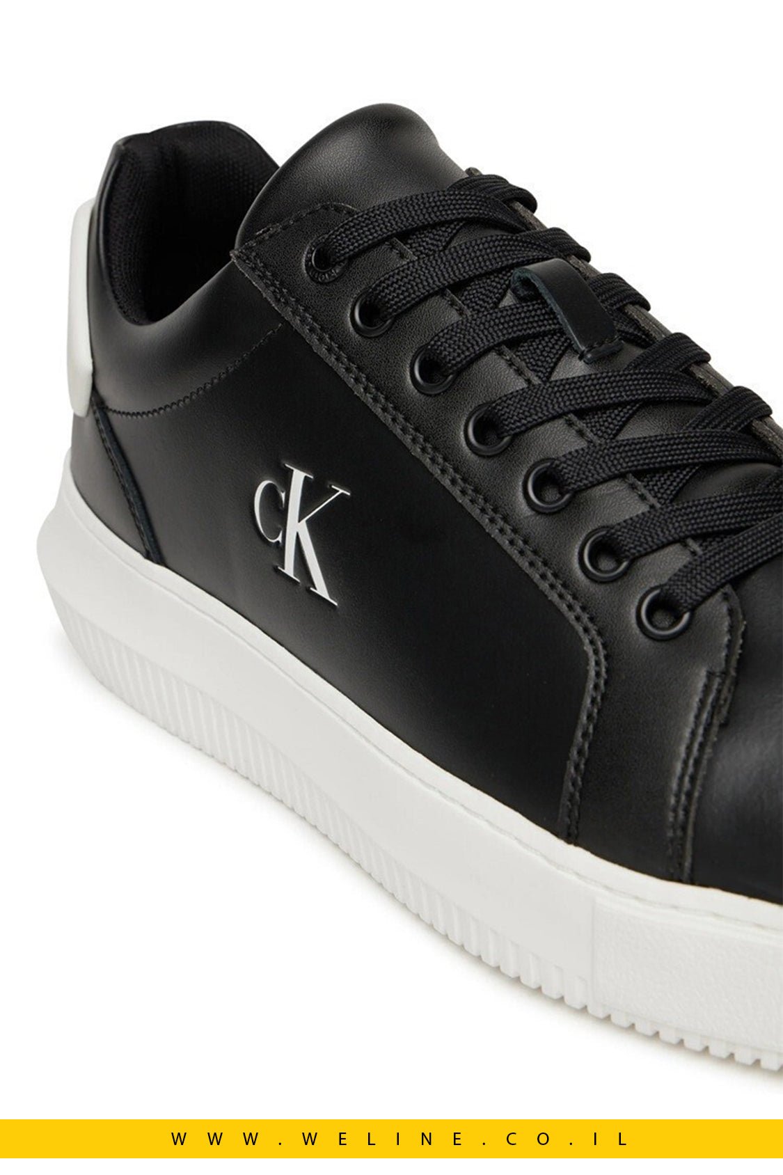 סניקרס Chunky Cupsole לגבר Calvin Klein – שחור - WELINE.CO.IL