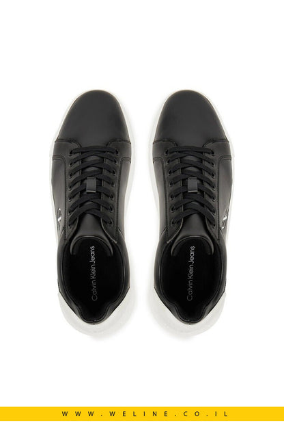 סניקרס Chunky Cupsole לגבר Calvin Klein – שחור - WELINE.CO.IL