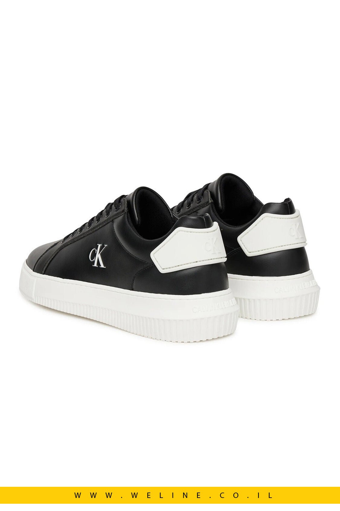 סניקרס Chunky Cupsole לגבר Calvin Klein – שחור - WELINE.CO.IL