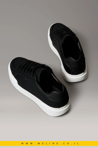 CK Avenue – Leather Logo Trainers נעלי סניקרס עור לגברים - WELINE.CO.IL