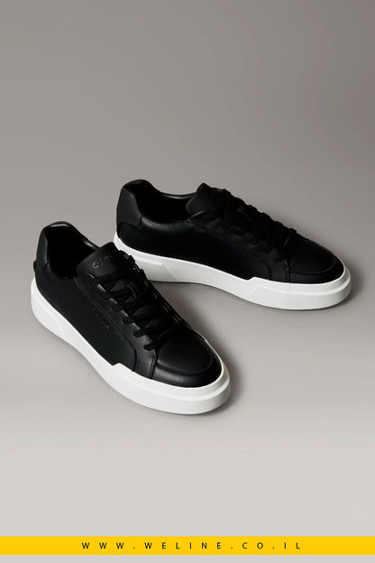 CK Avenue – Leather Logo Trainers נעלי סניקרס עור לגברים - WELINE.CO.IL