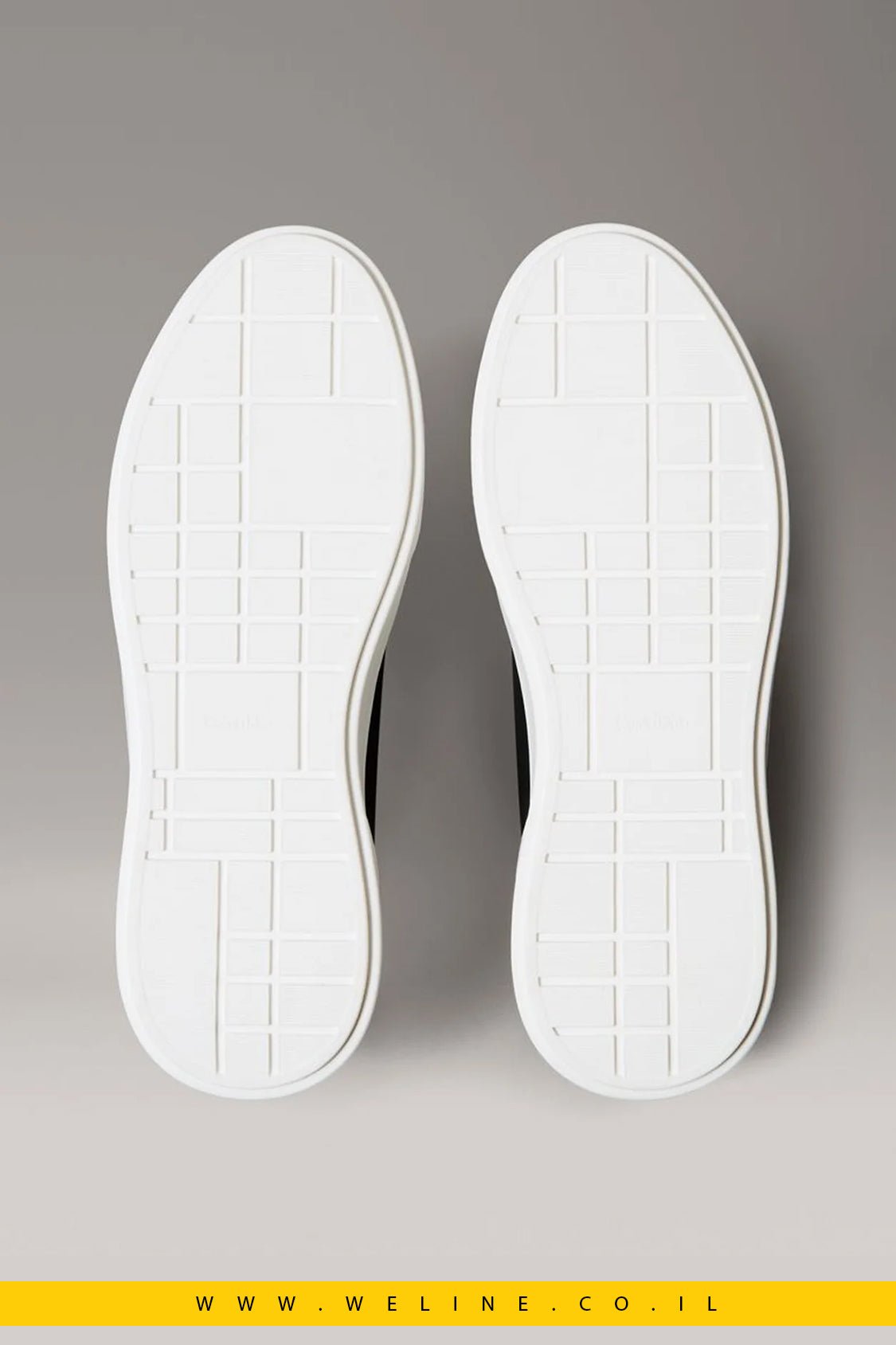 CK Avenue – Leather Logo Trainers נעלי סניקרס עור לגברים - WELINE.CO.IL