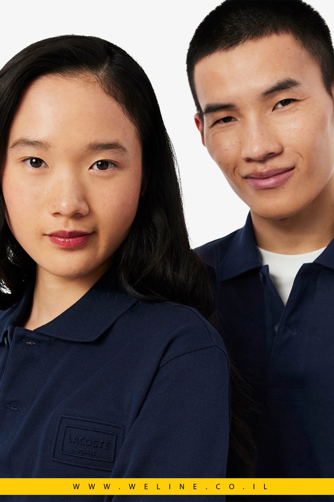 חולצת פולו יוניסקס Classic Fit עם מיתוג מובלט – Lacoste Midnight Blue - WELINE.CO.IL
