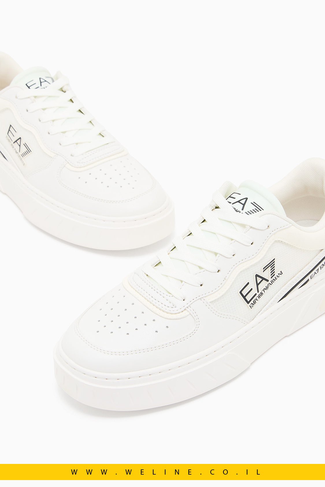 נעלי סניקרס לגברים COURT PREMIUM – EA7 - WELINE.CO.IL