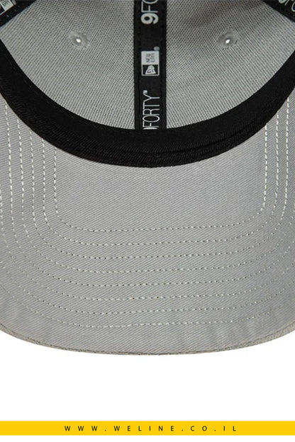 כובע מצחייה New Era Mlb Flame 9Forty בצבע אפור