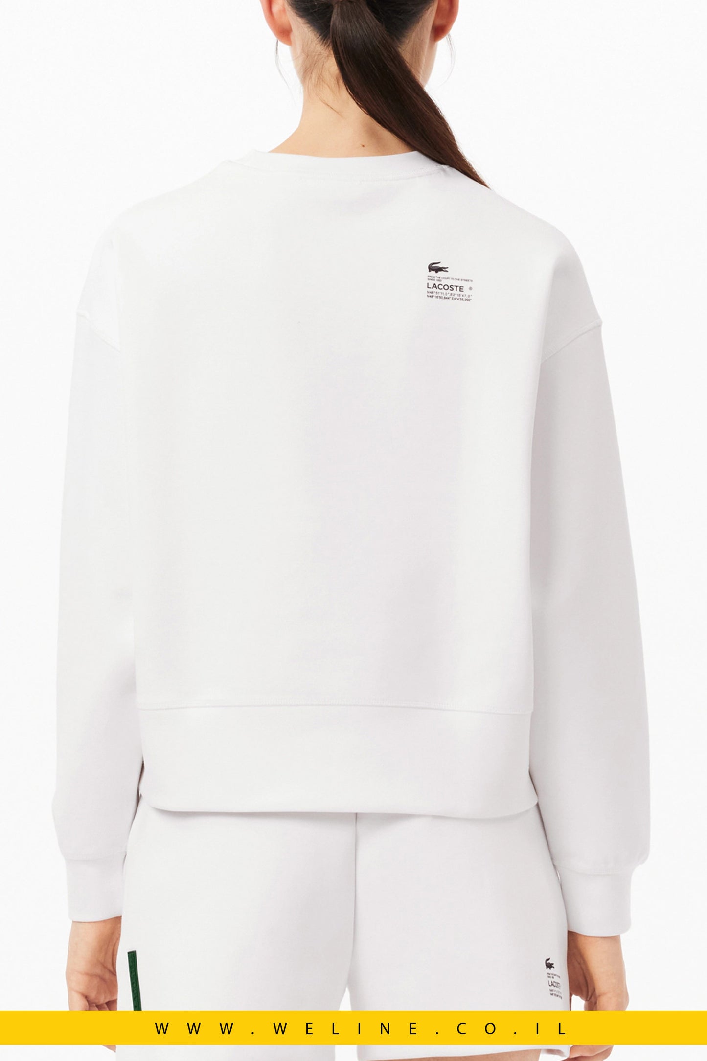 סווטשירט כותנה בגזרה רחבה (Oversized Cotton Sweatshirt).