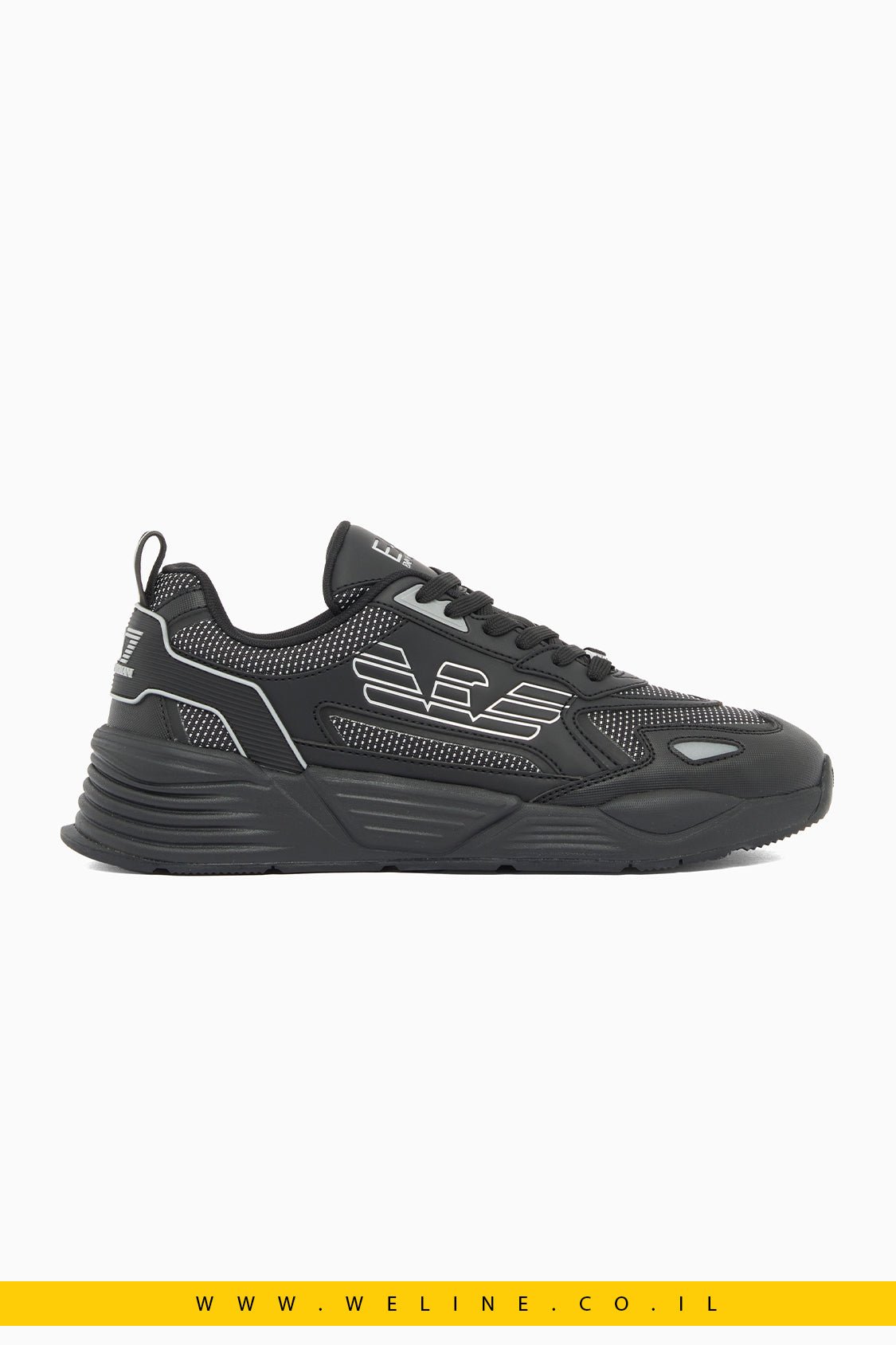 נעלי סניקרס EA7 Ace Runner Special – צבע שחור - WELINE.CO.IL