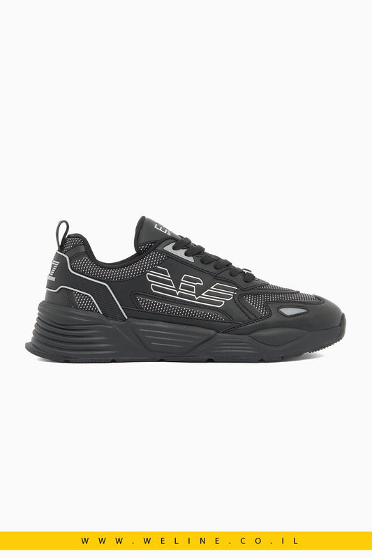 נעלי סניקרס EA7 Ace Runner Special – צבע שחור - WELINE.CO.IL