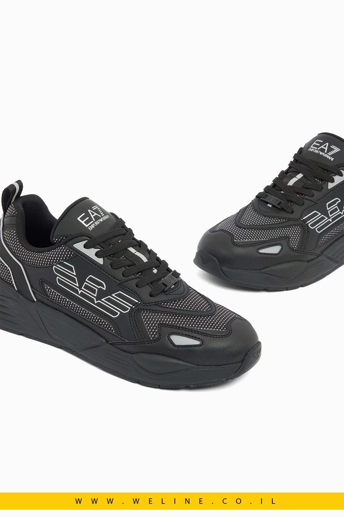 נעלי סניקרס EA7 Ace Runner Special – צבע שחור - WELINE.CO.IL