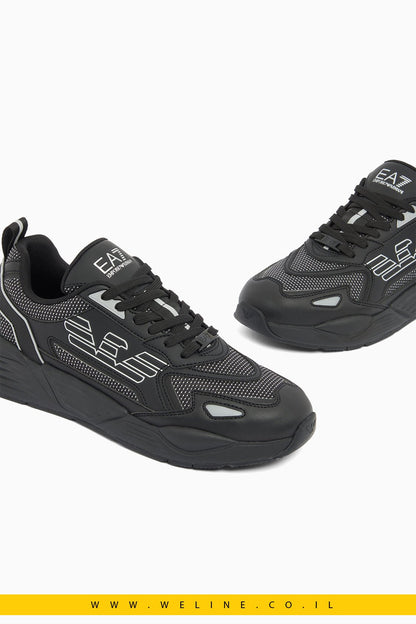 נעלי סניקרס EA7 Ace Runner Special – צבע שחור - WELINE.CO.IL