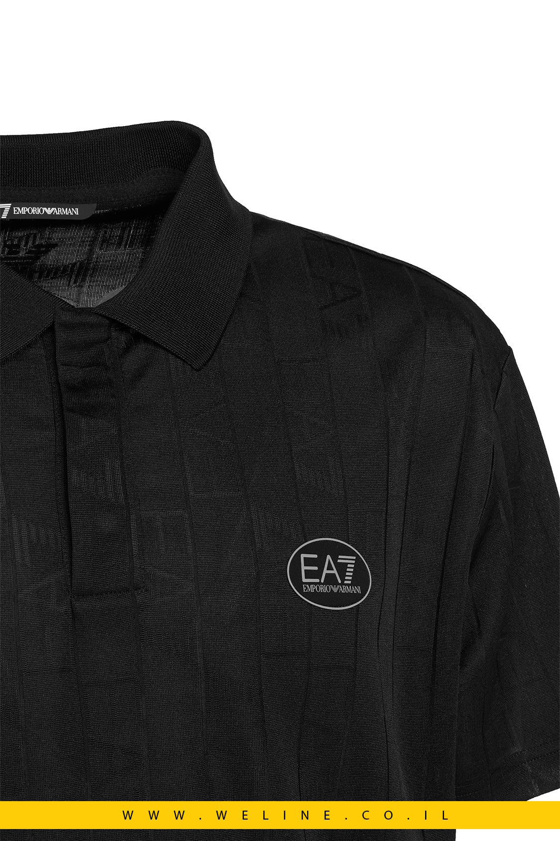 חולצת פולו EA7 Emporio Armani Regular Fit - WELINE.CO.IL