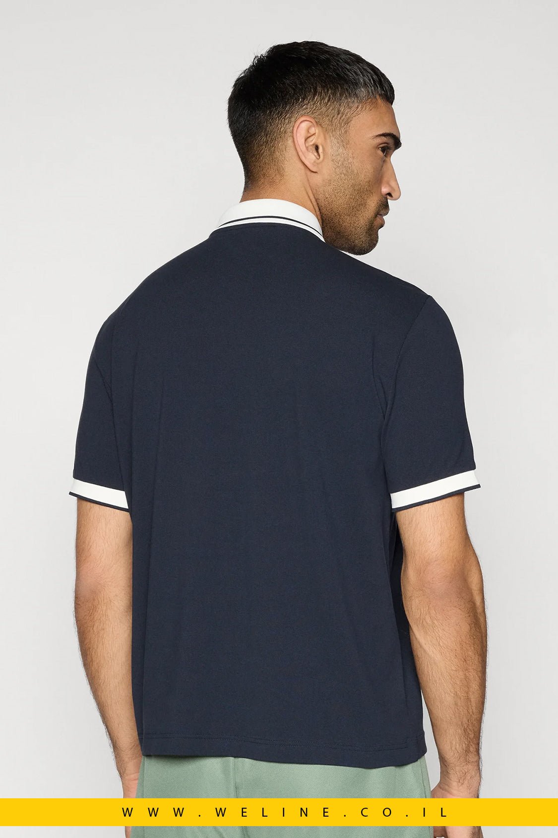 חולצת פולו EA7 Emporio Armani Tennis Club Mini – צבע כחול - WELINE.CO.IL