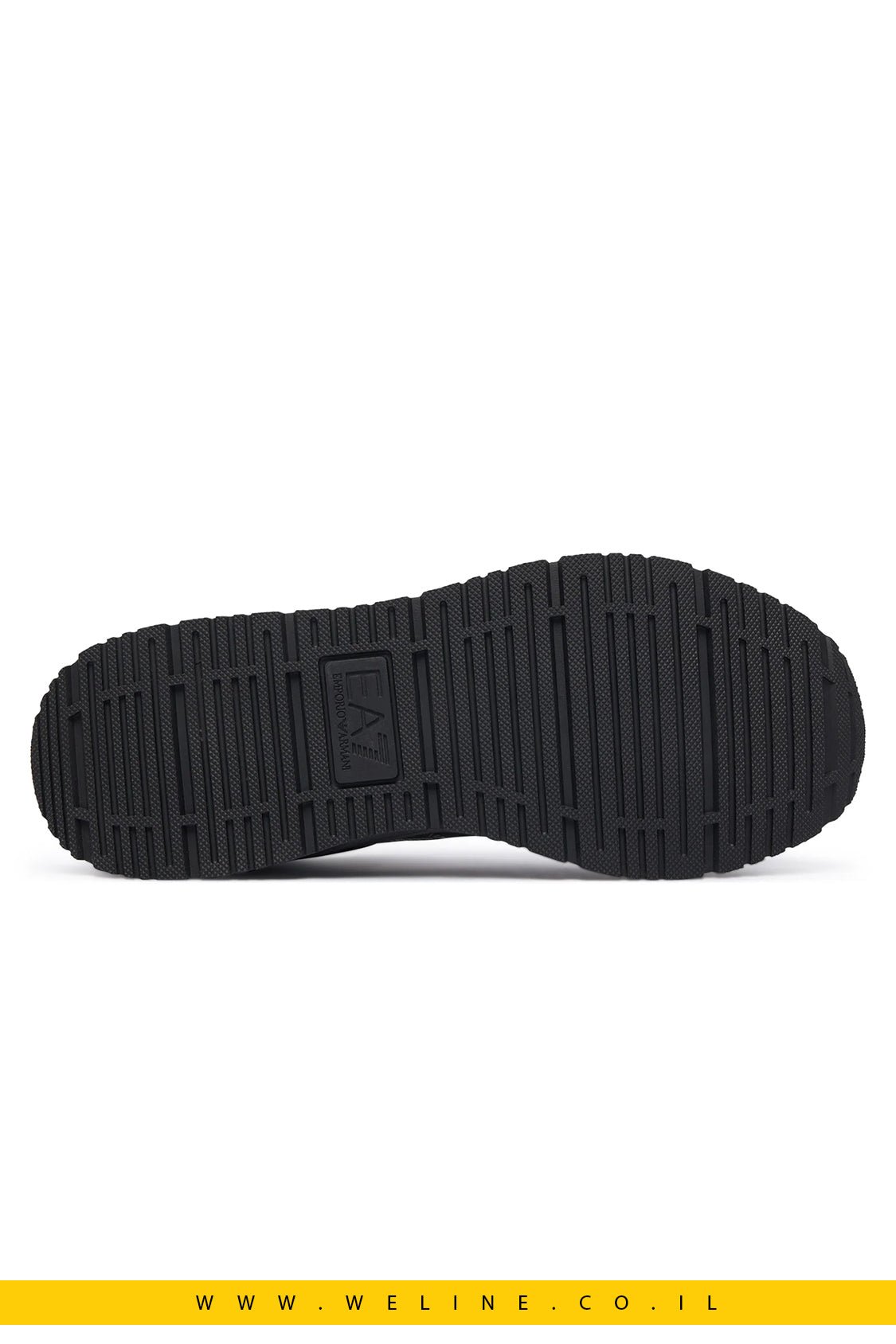 נעלי סניקרס EA7 Emporio Armani צבע: Triple Black / Gold - WELINE.CO.IL