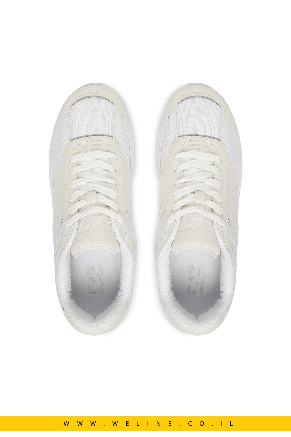 נעלי סניקרס לבנות EA7 Emporio Armani – Triple White - WELINE.CO.IL