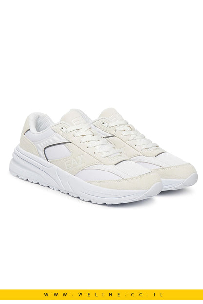 נעלי סניקרס לבנות EA7 Emporio Armani – Triple White - WELINE.CO.IL