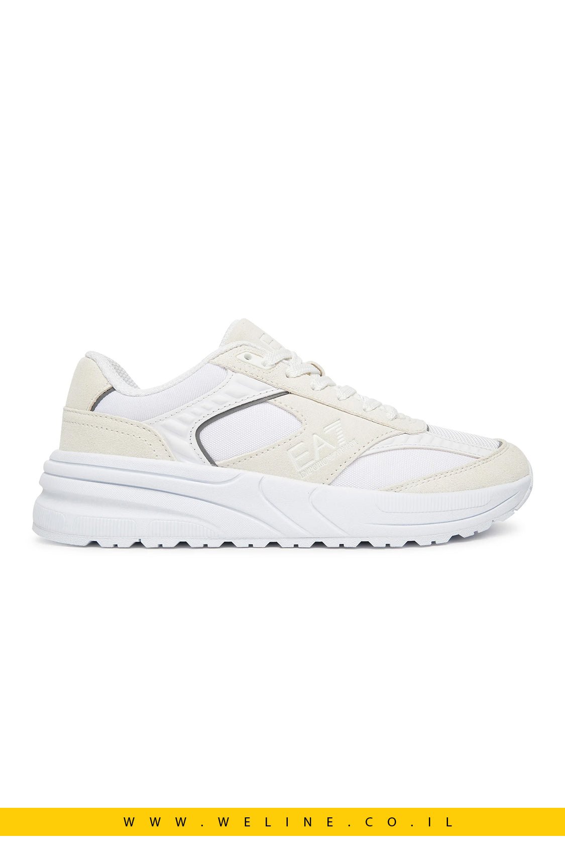 נעלי סניקרס לבנות EA7 Emporio Armani – Triple White - WELINE.CO.IL