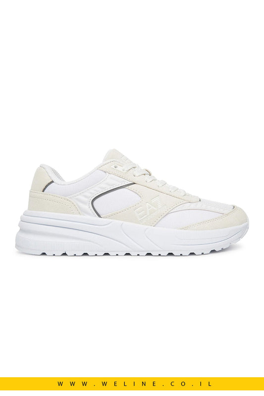 נעלי סניקרס לבנות EA7 Emporio Armani – Triple White - WELINE.CO.IL