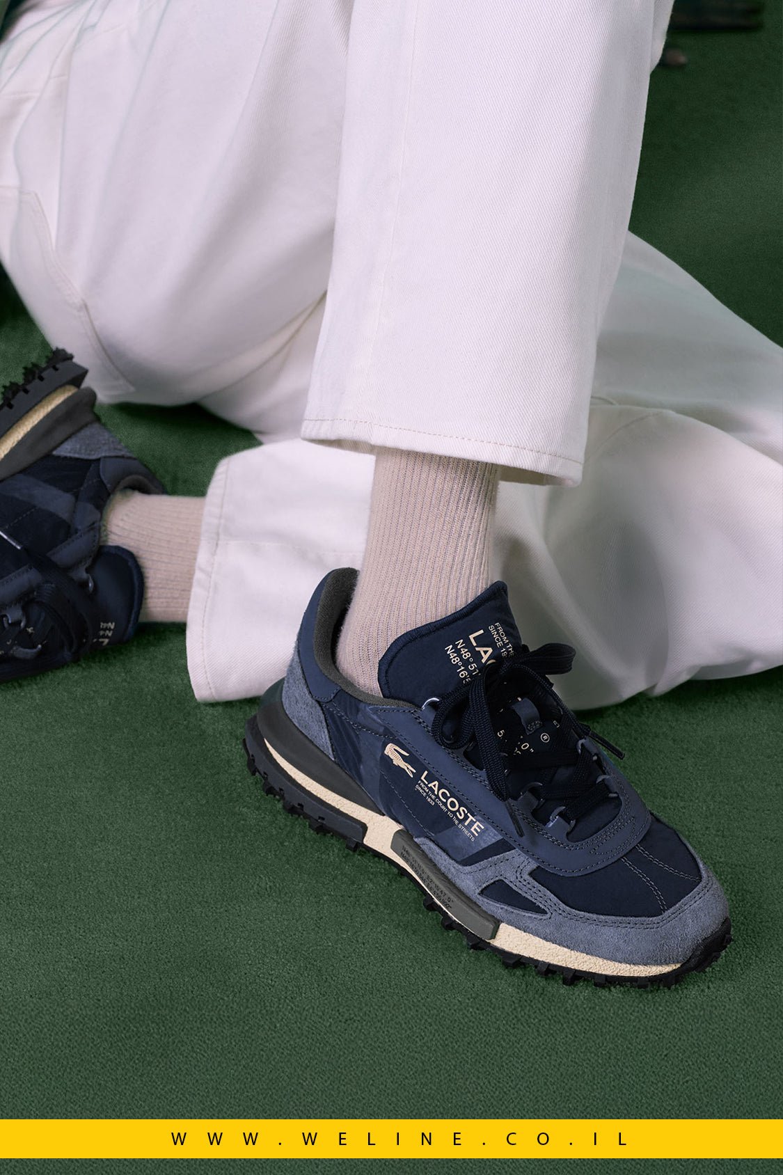 סניקרס לגברים דגם Elite Active – Lacoste - WELINE.CO.IL