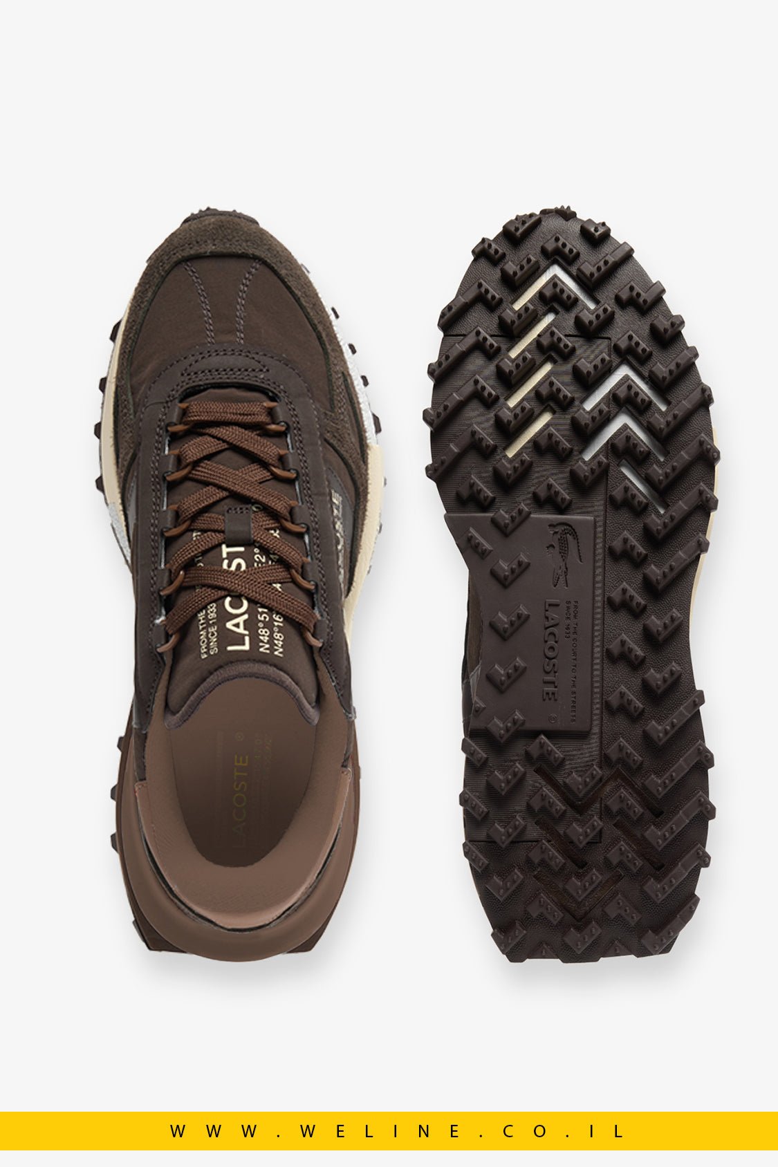 סניקרס Elite Active לגברים מבית Lacoste - WELINE.CO.IL