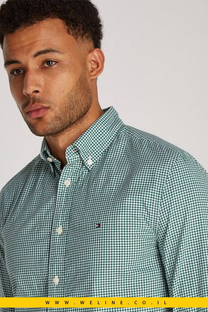 חולצת פופלין Essential Regular Fit מבית Tommy Hilfiger - WELINE.CO.IL