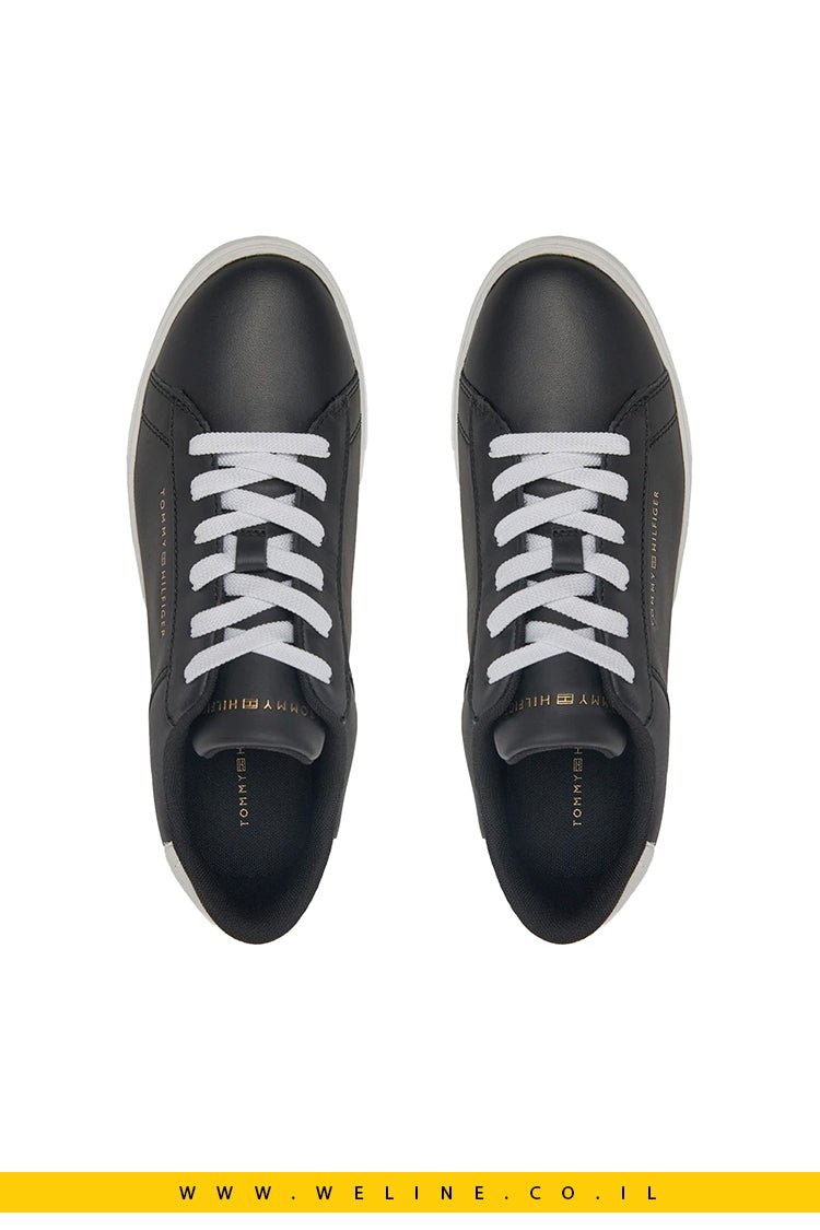 נעלי סניקרס Essential מעור לנשים מבית Tommy Hilfiger - WELINE.CO.IL