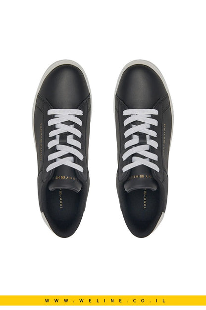 נעלי סניקרס Essential מעור לנשים מבית Tommy Hilfiger - WELINE.CO.IL