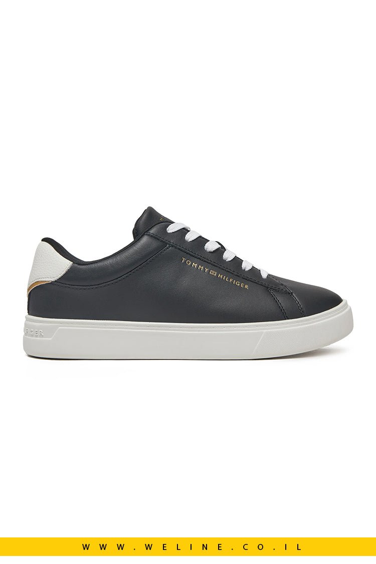 נעלי סניקרס Essential מעור לנשים מבית Tommy Hilfiger - WELINE.CO.IL