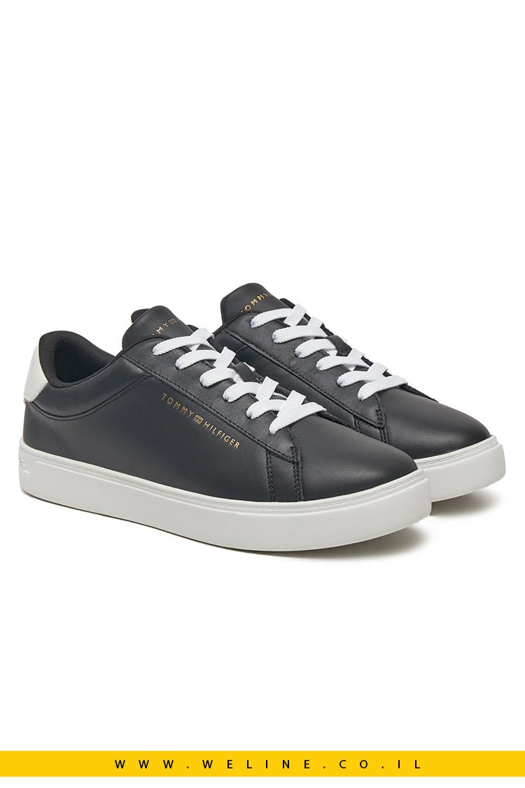 נעלי סניקרס Essential מעור לנשים מבית Tommy Hilfiger - WELINE.CO.IL
