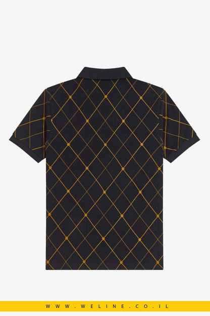 חולצת פולו Fred Perry Argyle Print - WELINE.CO.IL