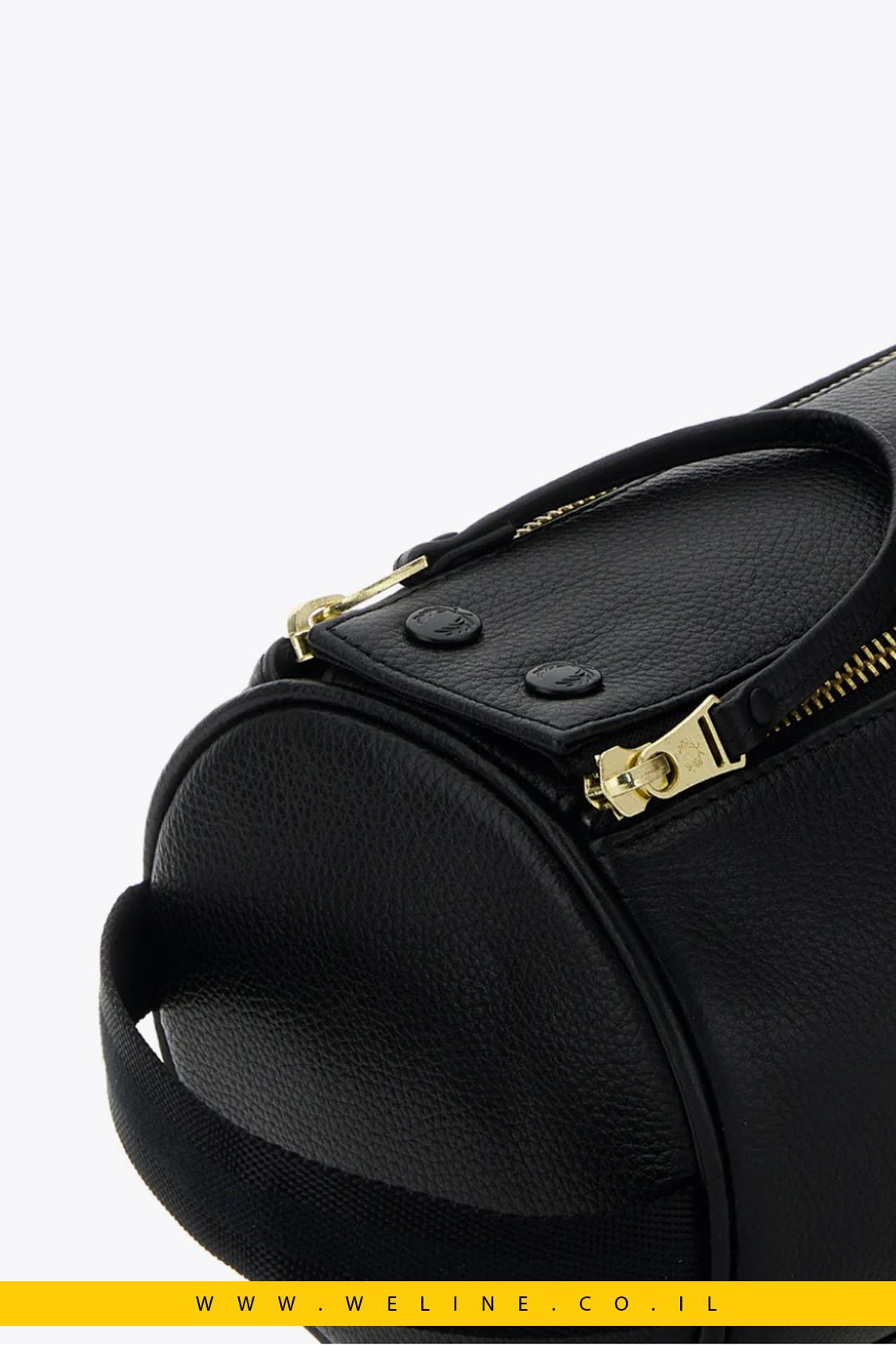 תיק רחצה מעור Fred Perry Black Leather Beauty Case - WELINE.CO.IL