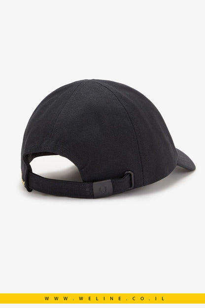 כובע Fred Perry Bold Embroidered Canvas Cap – צבע Black / Champagne | - WELINE.CO.IL