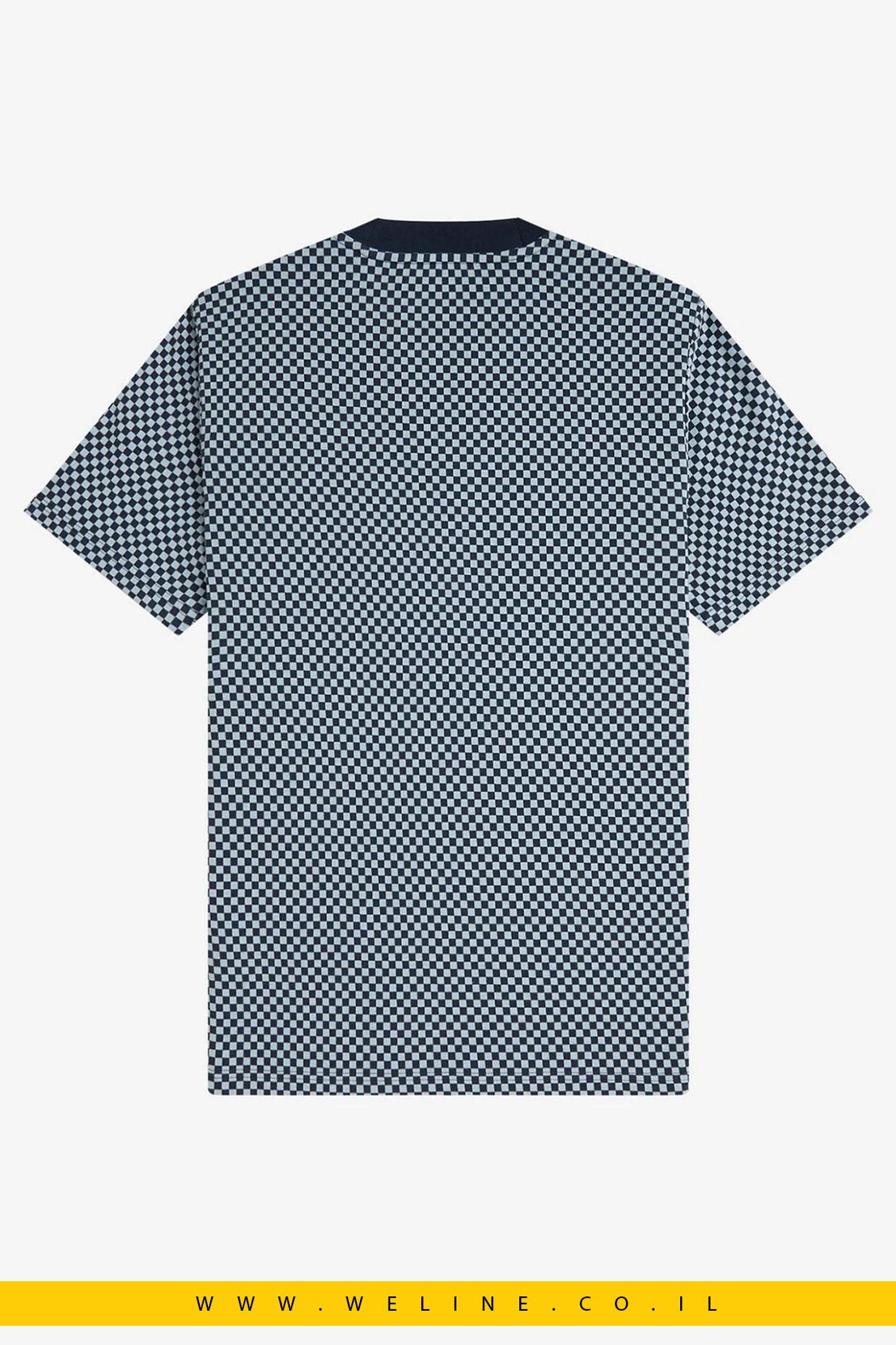 טי שירט Fred Perry Checkerboard Jacquard - WELINE.CO.IL