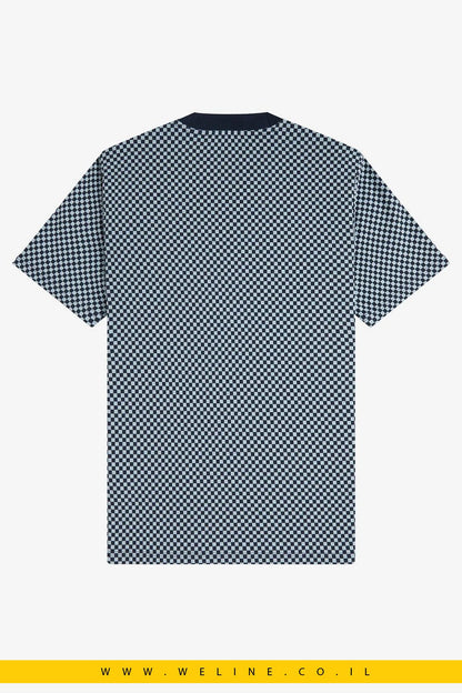 טי שירט Fred Perry Checkerboard Jacquard - WELINE.CO.IL