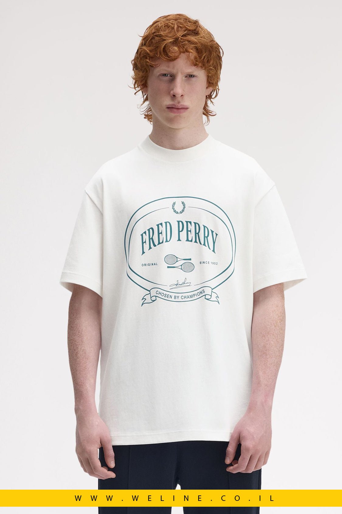 טי שירט Fred Perry Chosen By Champions - WELINE.CO.IL