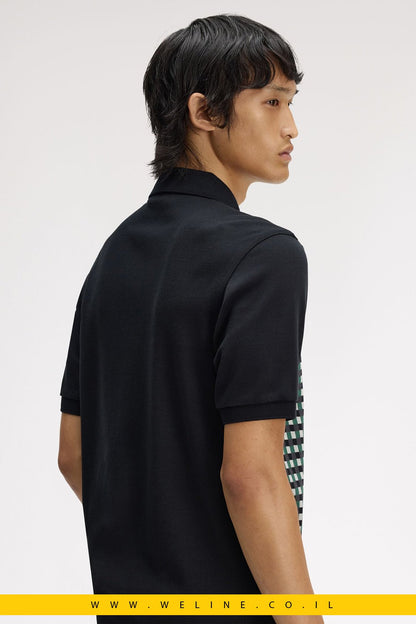 חולצת פולו Fred Perry Geometric Jacquard - WELINE.CO.IL