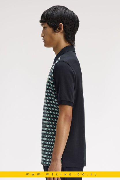 חולצת פולו Fred Perry Geometric Jacquard - WELINE.CO.IL