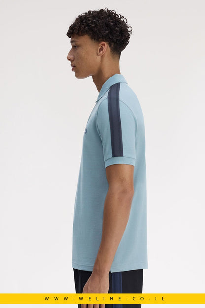 חולצת פולו Fred Perry Mesh Taped Polo Shirt - WELINE.CO.IL