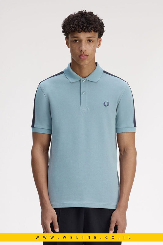 חולצת פולו Fred Perry Mesh Taped Polo Shirt - WELINE.CO.IL