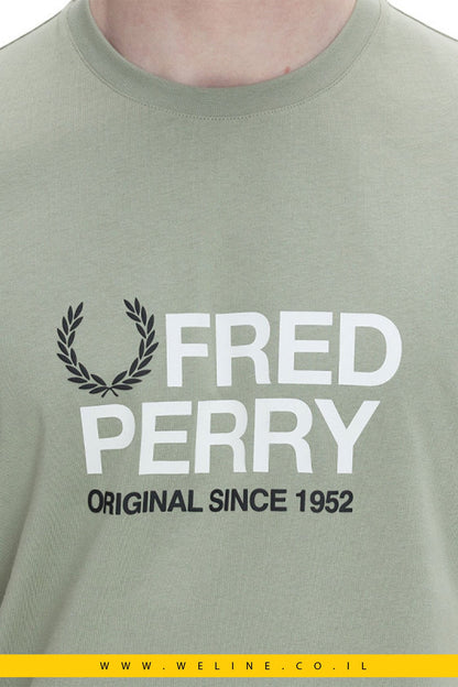 טי שירט Fred Perry Regular Fit - WELINE.CO.IL