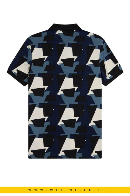 חולצת פולו Fred Perry מודפסת Regular Fit - WELINE.CO.IL