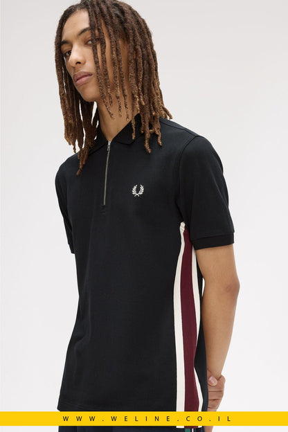 חולצת פולו Fred Perry Tramline Stripe - WELINE.CO.IL