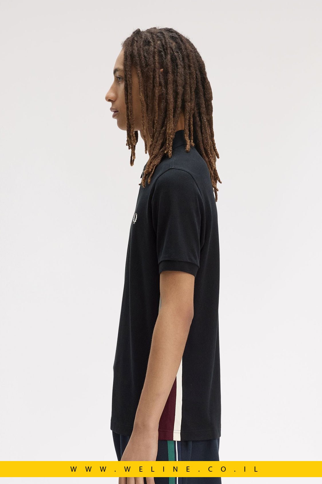 חולצת פולו Fred Perry Tramline Stripe - WELINE.CO.IL